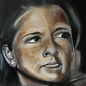 Amber 50 x 50 cm . Acryl/Canvas . CHF 800.-