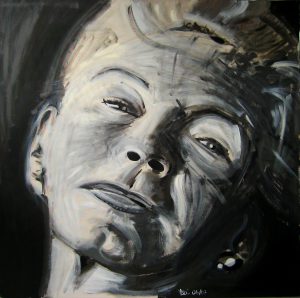 Betty 95 x 95 cm . Acryl/Canvas . sold