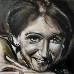 Rosie 100 x 100 cm . Acryl/Canvas . sold